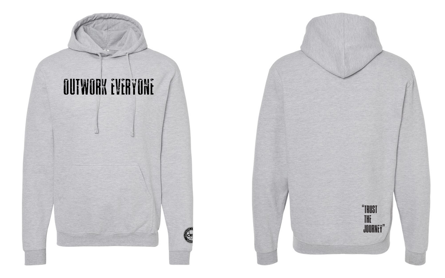 Limited Edition "Trust The Journey" Hoodie (Grey)